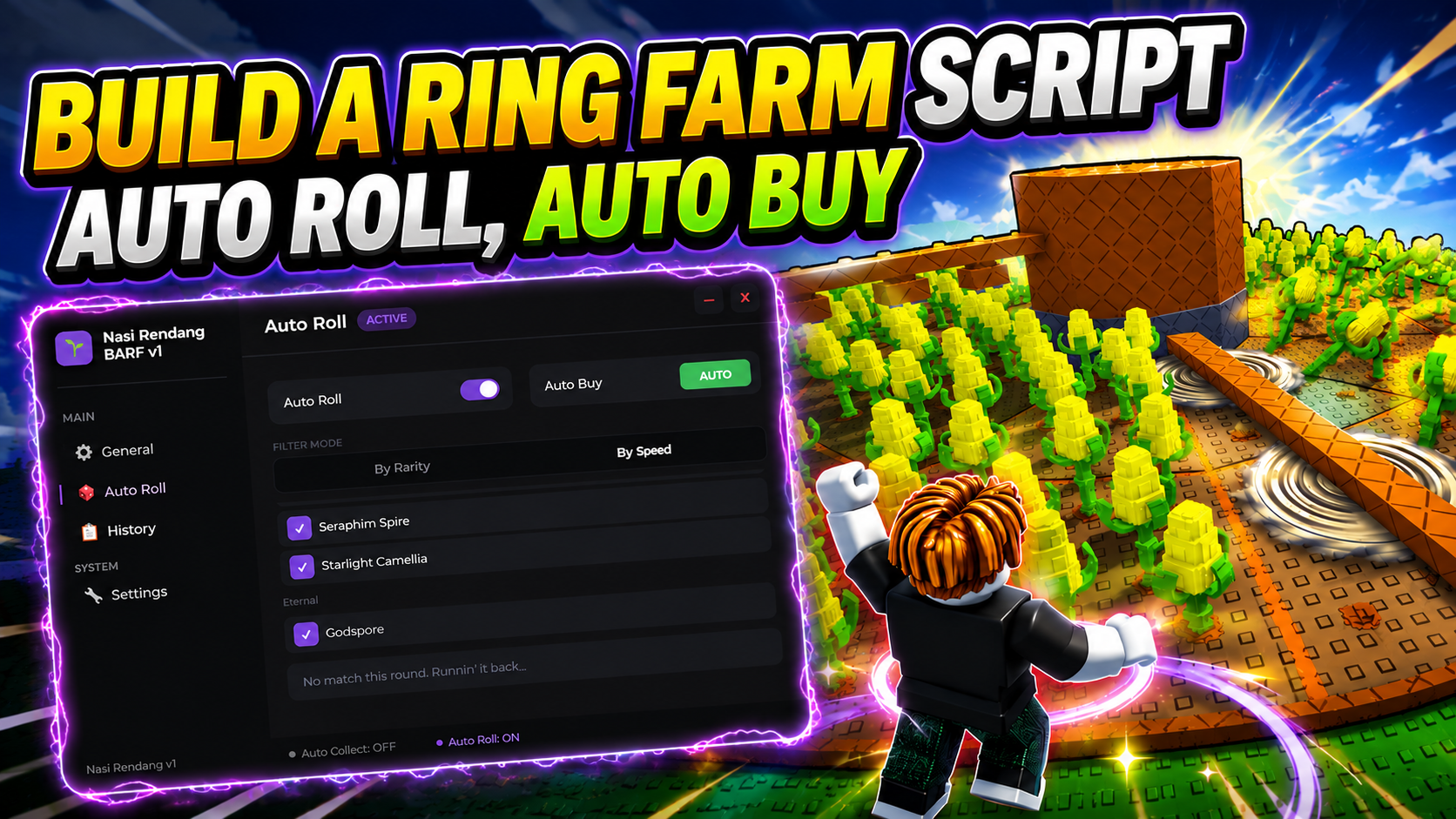 BUILD A RING FARM SCRIPT 2026!! 🚀 AUTO ROLL & AUTO BUY | FREE KEY 🔥